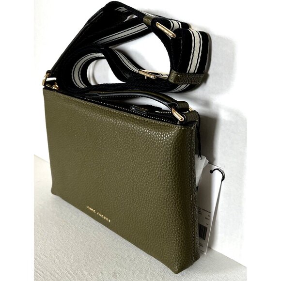 New Marc Jacobs Cosmo Crossbody Pebble Leather Beech - Picture 2 of 6